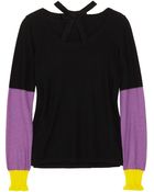 Sonia By Sonia Rykiel Cotton and Cashmere-blend Sweater - Lyst