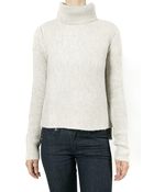 T By Alexander Wang Chunky Turtle Neck Sweater - Oyster - Lyst