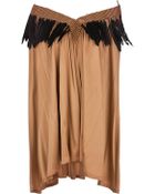 Ann Demeulemeester Feather Trim Dress - Lyst