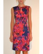 Erdem Tara Dress W Keyhole - Lyst