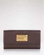 Marc By Marc Jacobs Classic Q Long Trifold Wallet - Lyst