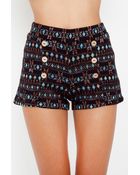 Nasty Gal Nordic Tap Shorts - Lyst