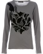 Peachoo + Krejberg Embroidered T-shirt - Lyst