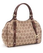 MICHAEL Michael Kors Large Bedford Monogram Tote - Lyst