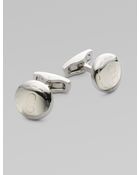 Ferragamo Gancini Signature Gem Cufflinks - Lyst