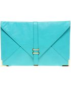 ASOS Collection Asos Slot Through Portfolio Clutch - Lyst