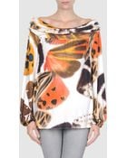 Blumarine Long Sleeve Tshirt - Lyst