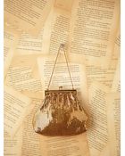 Free People Vintage Gold Metal Mesh Evening Bag - Lyst