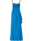 Matthew Williamson Embellished Silk-Chiffon Gown - Lyst