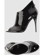 Balmain Black Shoe Boots - Lyst