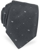 Dolce & Gabbana Mini Logo Silk Narrow Tie - Lyst