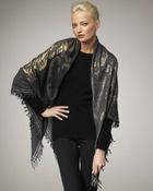 Etro Metallic-detailed Paisley Scarf - Lyst