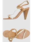 Les Prairies De Paris High Heeled Sandals - Lyst