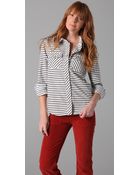 Textile Elizabeth And James Western Shirt - Lyst
