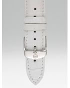 Michele 18mm Alligator Strap - Lyst