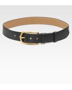Prada Pebbled Leather Belt/narrow - Lyst