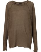 Topshop Speckle Panel Sweat - Lyst