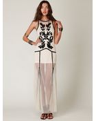 Free People Polynesian Princess Maxi Dress - Lyst