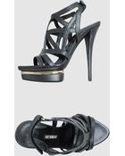 Le Silla Platform Sandals - Lyst