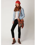 Free People Rocker Vegan Leather Pant - Lyst