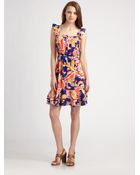 Tory Burch Aloisa Floral Print Dress - Lyst