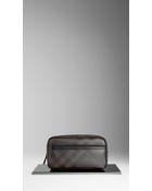 Burberry Smoke Check Wash Bag - Lyst