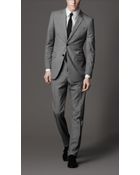 Burberry Modern Fit Virgin Wool Suit - Lyst