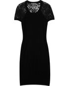 McQ by Alexander McQueen Lace and Knitted Cotton Dress - Lyst