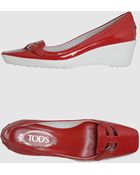 Tod's Wedges - Lyst