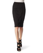 Donna Karan New York Crinkled Skirt - Lyst