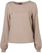 Topshop Woven Sweatshirt - Lyst