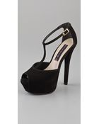 Steven By Steve Madden Angels T Strap Pumps - Lyst