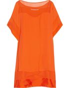 Diane von Furstenberg Layered Silk-chiffon Dress - Lyst
