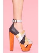 Nasty Gal Pauline Platform - Lyst
