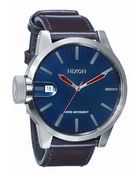 Nixon The Chronicle Leather Watch - Lyst