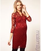 ASOS Collection Asos Maternity Katie Lace Dress - Lyst