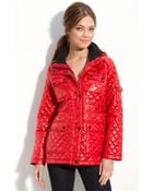 Calvin Klein Quilted Jacket with Detachable Hood - Lyst