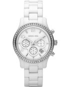 MICHAEL Michael Kors Runway Ceramic Small Watch - Lyst