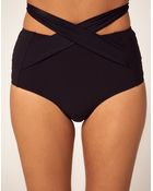 Mouille' High Waisted Wrap Bikini Bottom - Lyst