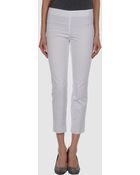 Philosophy di Alberta Ferretti 34length Trousers - Lyst