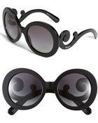 Prada Baroque Round Sunglasses - Lyst