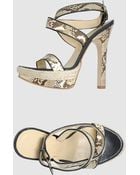Twin-set Simona Barbieri Platform Sandals - Lyst