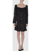 Yohji Yamamoto Short Dress - Lyst