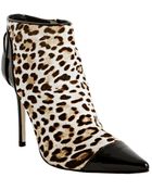 Jimmy Choo Print Pony Hair Bidder Ankle Boots - Lyst