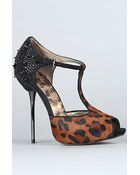 Sam Edelman The Scarlett Shoe in Brown Leopard - Lyst