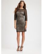 Kay Unger Lace Dress - Lyst