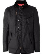 Barbour To Ki To Black Waxed Motorbike Shirt Jacket - Lyst
