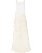 Jay Ahr Silk and Embroidered Tulle Gown - Lyst