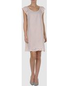 .Tessa Short Dress - Lyst