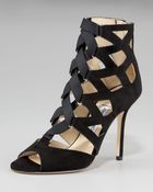 Jimmy Choo Strappy Lace-up Sandal - Lyst